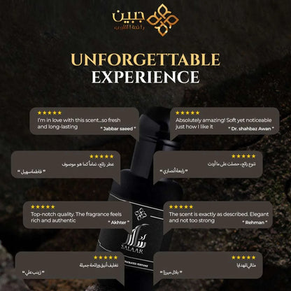 Shop 100% original Salaar Attar online in Pakistan by Jabeen’s – bold long-lasting Arabic fragrance with oud, musk & amber. Order now with easy returns. 2
