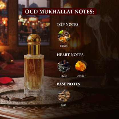 Oud Mukhallat  – A Royal Fusion of Tradition & Luxury (2 Testers Free)