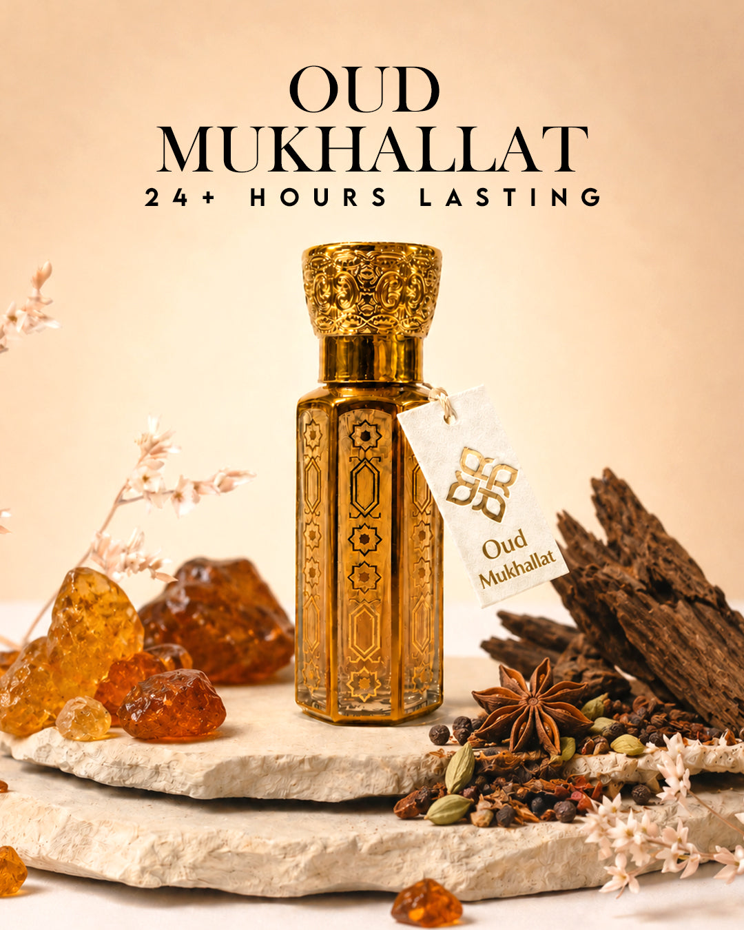 Oud Mukhallat  – A Royal Fusion of Tradition & Luxury (2 Testers Free)