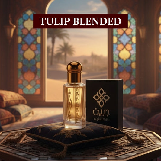 Buy Tulip Blended attar online in Pakistan — a modern floral blend of tulip, freesia & white musk by Jabeen's & Co. Alcohol-free, fresh & long-lasting. Free nationwide delivery. Order now1